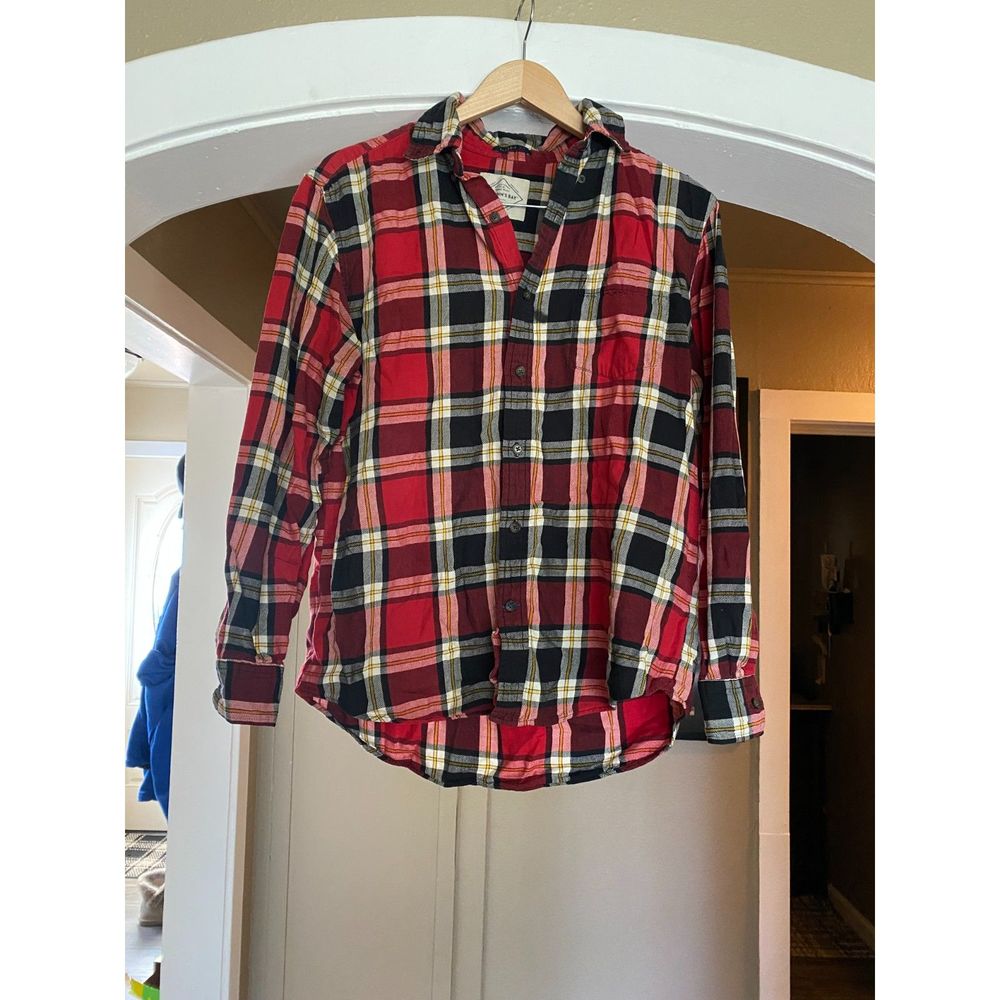 St. John Bay Medium red Flannel gently used